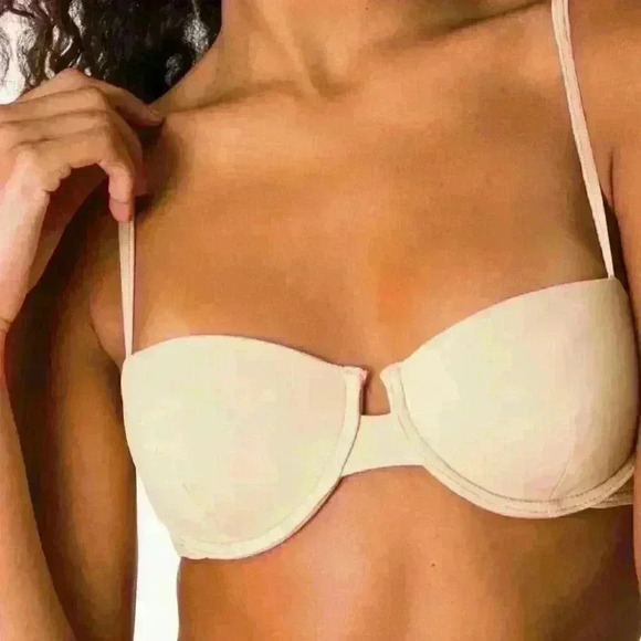 NWT onia Pale Pink Dalia Bikini SET Top & Chiara Bikini Bottom - Picture 6 of 16